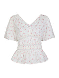 Sapura Fleurie Blouse - Rose