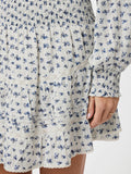 Alett Dot Flower Skirt - Blue