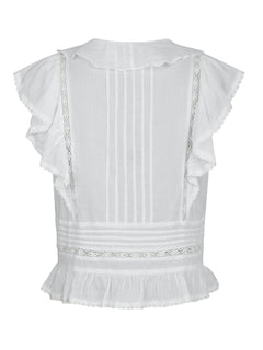 Netali S Voile Top - White