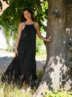 Martina S Voile Dress - Black