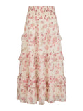 Toddy Marigold Print Skirt - Creme