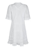Milene S Voile Dress - White
