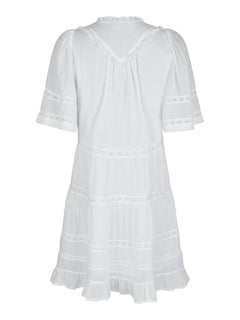 Milene S Voile Dress - White