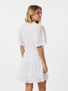 Milene S Voile Dress - White