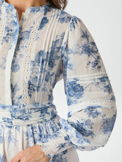 Columbia Flower Flow Dress - Light Blue