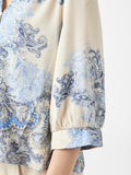 Roselle Artist Paisley Blouse - Powder Blue