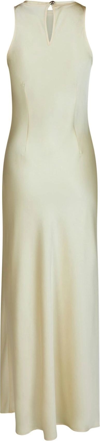 Celinie Heavy Sateen Dress - Light Yellow