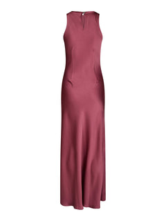Celinie Heavy Sateen Dress - Cherry Pink
