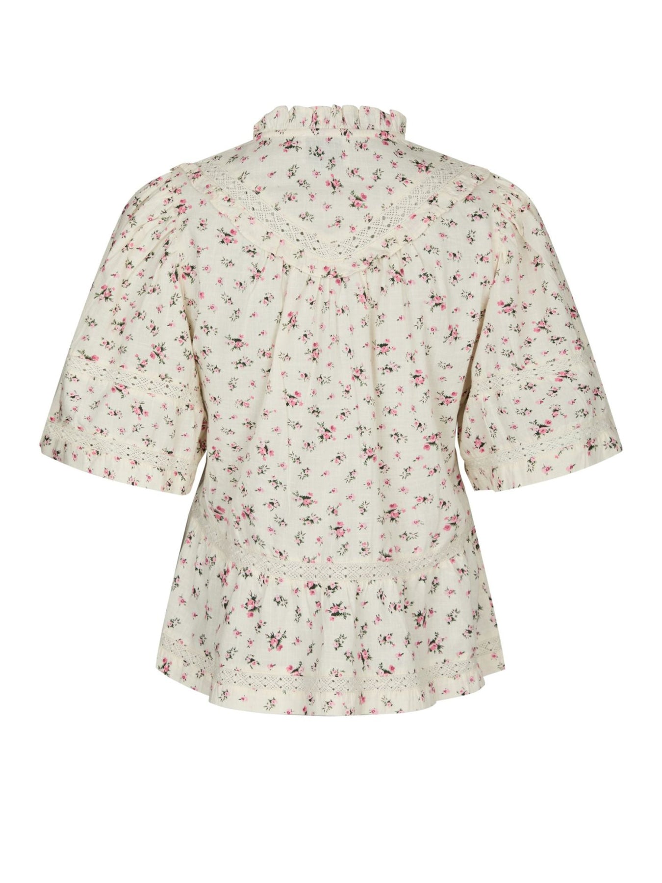 Evienne Floral Blush Top - Rose