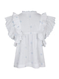 Jayla Embroidery Top - White