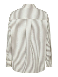 Dalma Crepe Stone Shirt - Brown