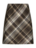 Lunna Check Skirt - Brown