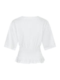 Dray Boxy Smock Tee - White