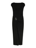Minja Drapy Dress - Black