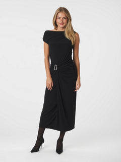 Minja Drapy Dress - Black