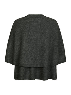 Josei Double Knit Cape - Grey