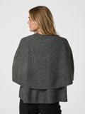 Josei Double Knit Cape - Grey
