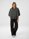 Josei Double Knit Cape - Grey
