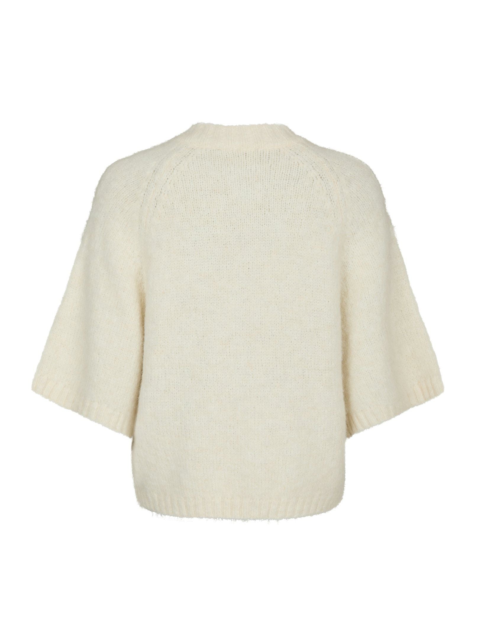Benuta Fluffy Knit Cardigan - Off White