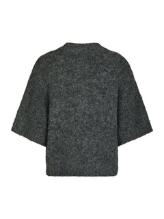 Benuta Fluffy Knit Cardigan - Antracit Melange