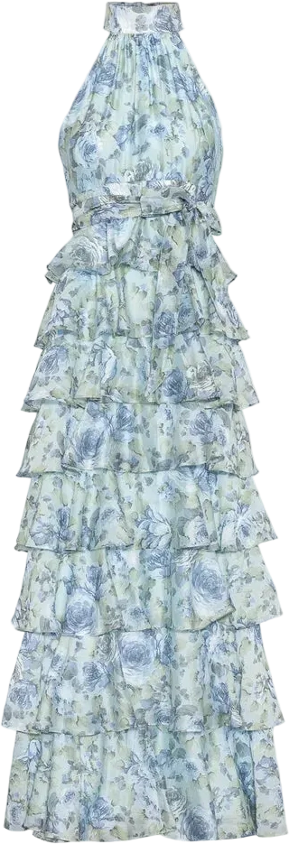Angel Maxi Halterneck - Midnight Bloom