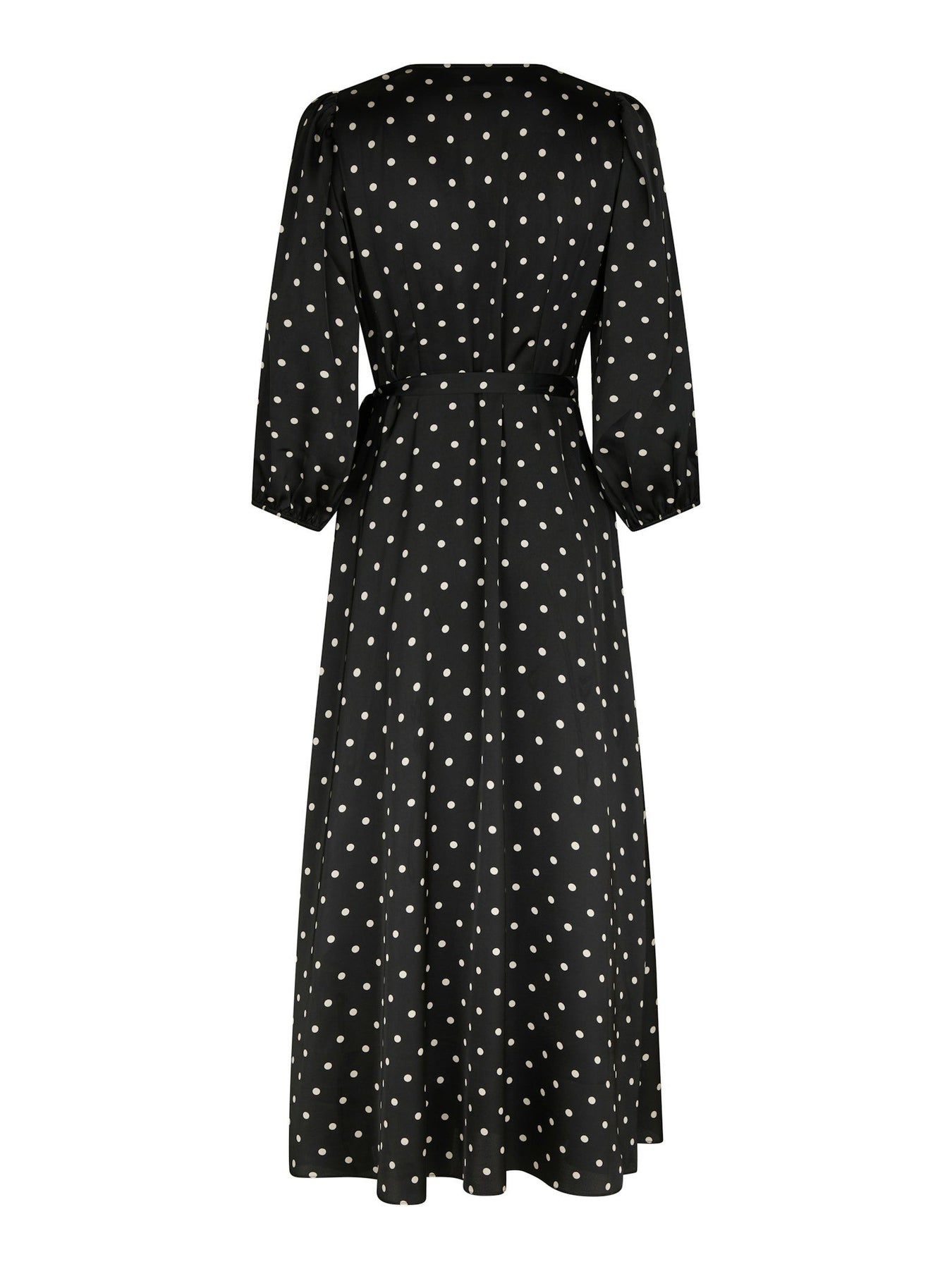 Malinga Dot Dress - Black