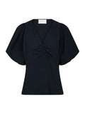 Irina Structure Blouse - Navy