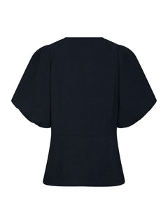 Irina Structure Blouse - Navy