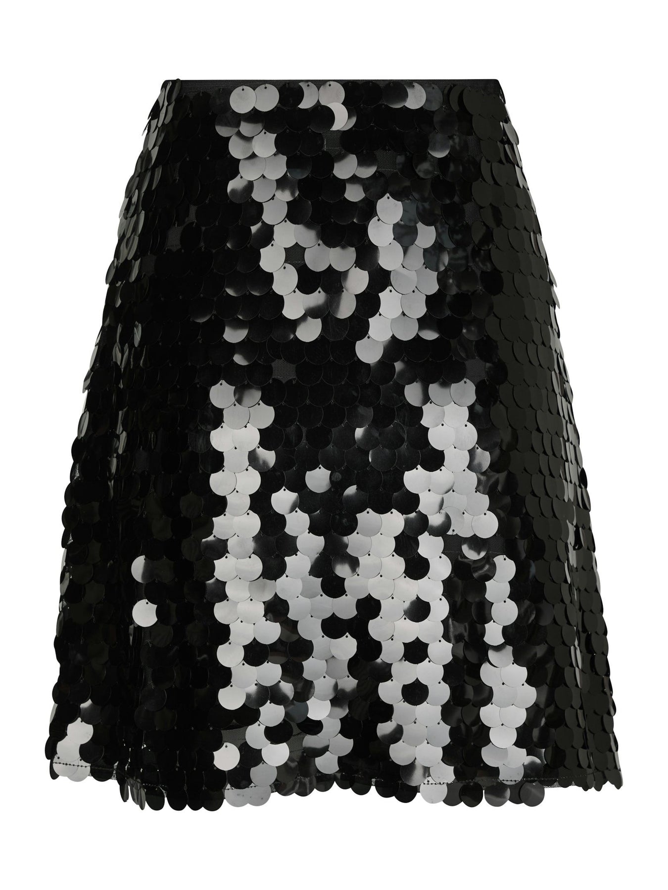 Miva Big Sequins Skirt - Black