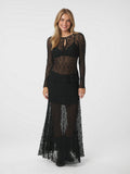 Mariya Lace Skirt - Black