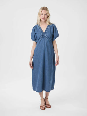 Illana Denim Dress - Blue