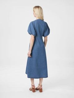 Illana Denim Dress - Blue