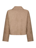 Nilo Faux Suede Jacket - Sand