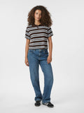 Mulann Polo Knit Blouse - Dark Brown