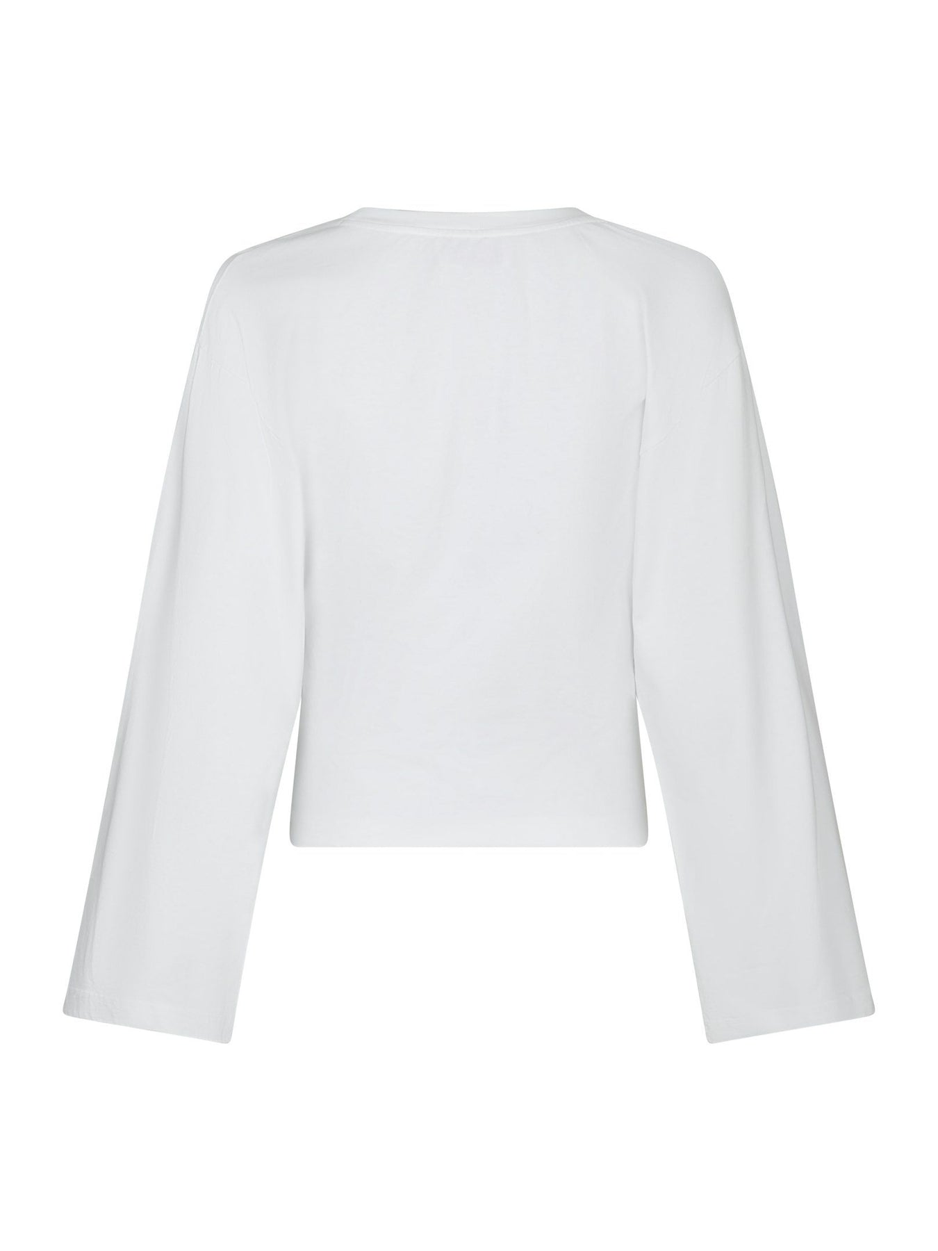 Paska Boxy Long Tee - White
