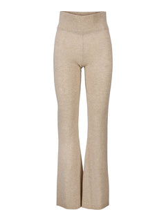 Vera Cashmere Pants - Beige Melange