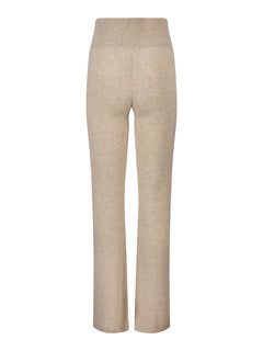 Vera Cashmere Pants - Beige Melange