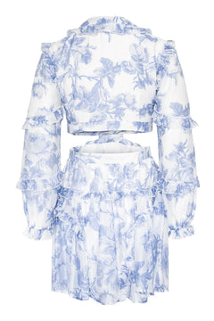 Kelly Mini Dress - Bluebell Bliss