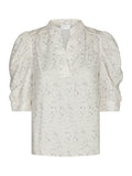 Roella Dull Ditsy Blouse - Off White
