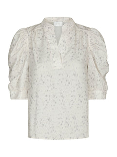 Roella Dull Ditsy Blouse - Off White