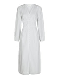 Alto Embroidery Dress - White