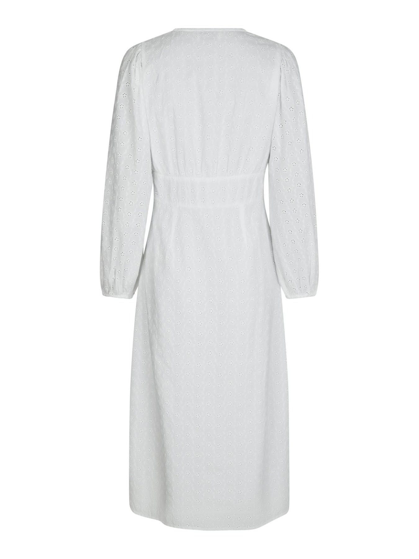 Alto Embroidery Dress - White
