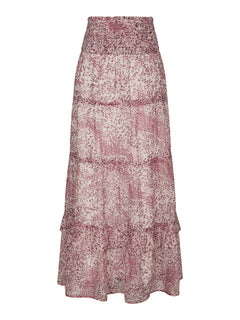 Todo Blur Graphic Skirt - Evening Rose