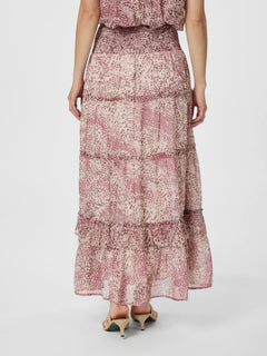 Todo Blur Graphic Skirt - Evening Rose