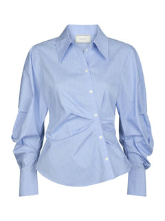 Neoella Flannel Shirt - Light Blue