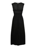 Myrna S Voile Dress - Black