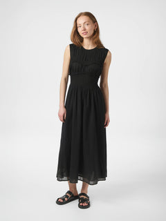 Myrna S Voile Dress - Black