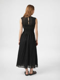 Myrna S Voile Dress - Black
