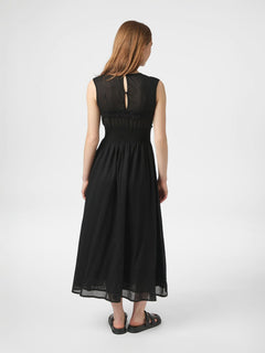 Myrna S Voile Dress - Black