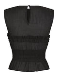 Tiril S Voile Top - Dark Brown